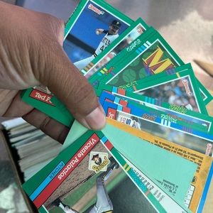 Vintage donruss baseball cards